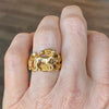 Vintage 14K Yellow Gold Zodiac Sagittarius Ring