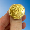 Vintage 1928 Sovereign Gold Coin and 14K Yellow Gold Ring Size 10