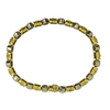 Vintage 18K Gold Etruscan Style Diamond Bracelet
