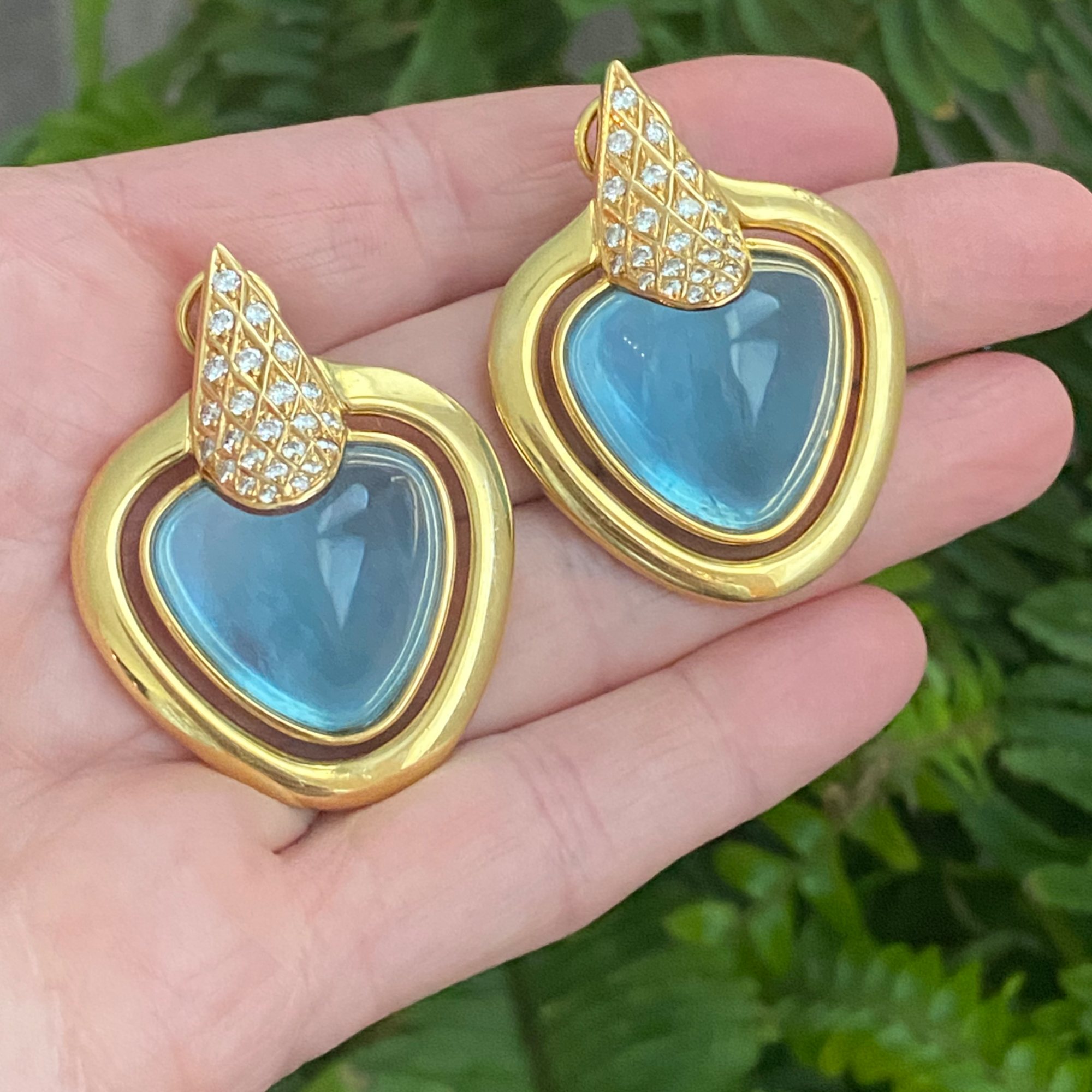 Large aquamarine earrings deals