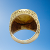 Vintage 1928 Sovereign Gold Coin and 14K Yellow Gold Ring Size 10