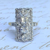 Estate 14K Gold Art Deco Diamond Ring