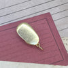 Vintage 14K Yellow Gold and Diamond Baby Shoe Charm Pendant