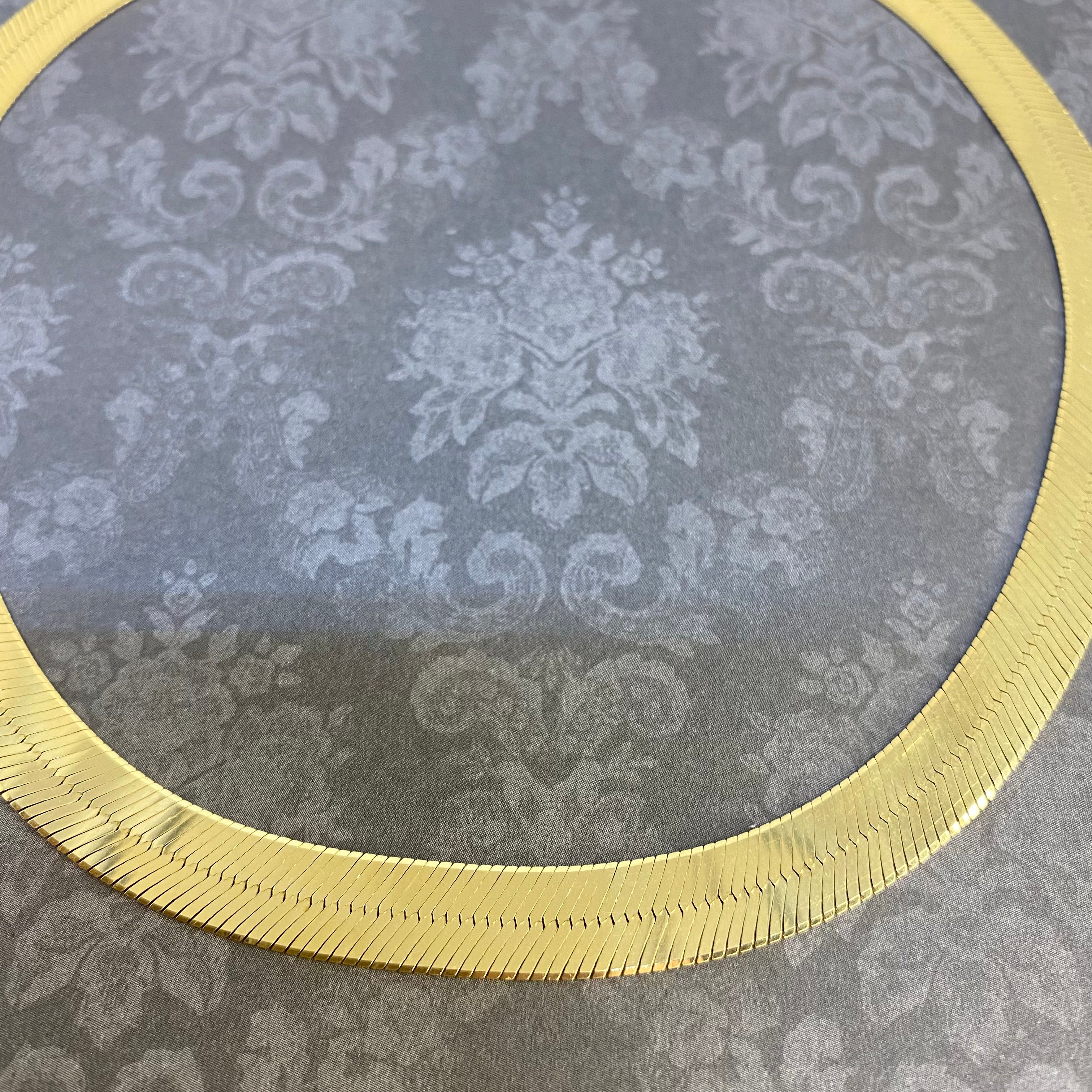 Large 2025 herringbone necklace