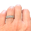 Bulgari B.Zero1 One 18K White Gold Diamond Band Ring Size 50