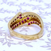 LeVian 18K Yellow Gold Ruby and Diamond Ring