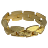 Vintage 18K Yellow Gold Large Mid-Century Bracelet