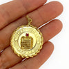 Vintage 14K Yellow Gold Las Vegas Lucky Charm Pendant