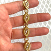 Vintage La Triomphe 14K Yellow Gold and Pearl Bracelet
