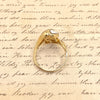 Vintage Gold Bearing Quartz and Diamond Ring