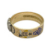 Vintage 14K Masonic 32nd Degree Scottish Rite Enamel Band Ring Size 11.5
