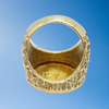 Vintage 1928 Sovereign Gold Coin and 14K Yellow Gold Ring Size 10