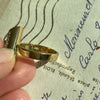 Vintage 14K Gold Diamond Set Tube Ring