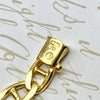Vintage 18K Yellow Gold Solid Mariner Links Bracelet