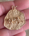 Vintage 14K Yellow Gold “Aries” Zodiac Charm Pendant