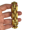 Vintage 18K Yellow Gold Large Mid-Century Bracelet