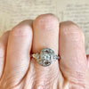 Art Deco 14K White Gold Diamond Engagement Ring